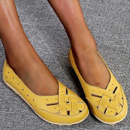 Ortho Welt Damen-Slipper Leder - Orthopedic Komfort
