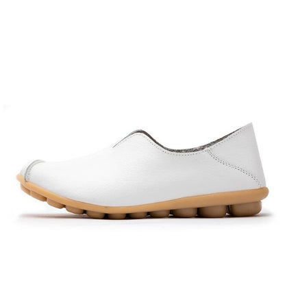 Ortho Welt Flat Shoes In Genuine Leather - Unique Elegance