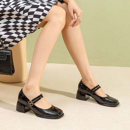 Ortho Welt Mary Jane Heeled Shoes, French Style For Spring