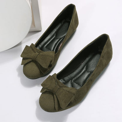 Ortho Welt Bows Flat Shoes  - Elegance And Comfort