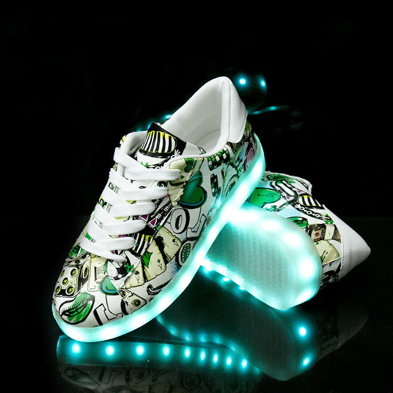 Ortho Welt Lightweight Fluorescent Shoes For Unique Couples