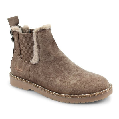 Ortho Welt Leopard Suede Boots - Orthopedic & Warm
