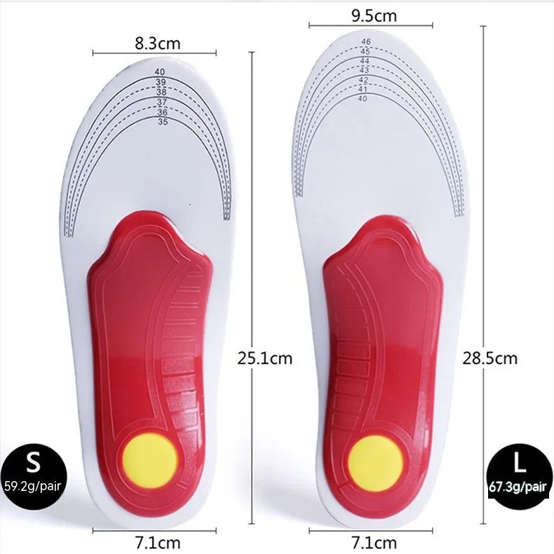 Ortho Welt Orthopedic Arch Insoles - Custom Fit Support