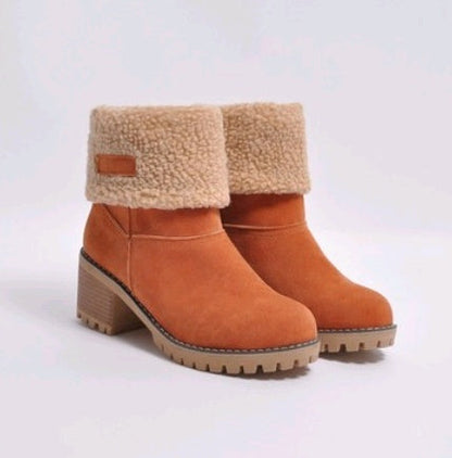 Ortho Welt Suede Boots - Orthopedic Warm Comfort Heel
