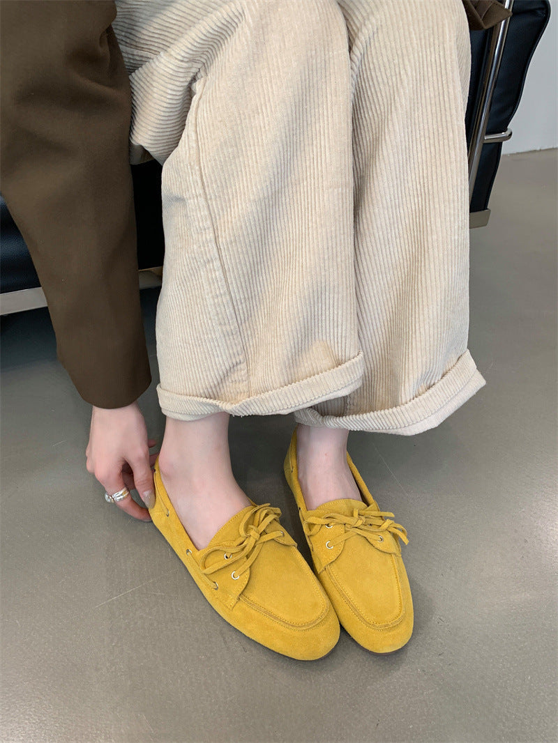 Ortho Welt Retro Low-Top Shoes With Round Toe - Unique Style