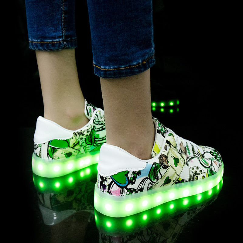 Ortho Welt Lightweight Fluorescent Shoes For Unique Couples