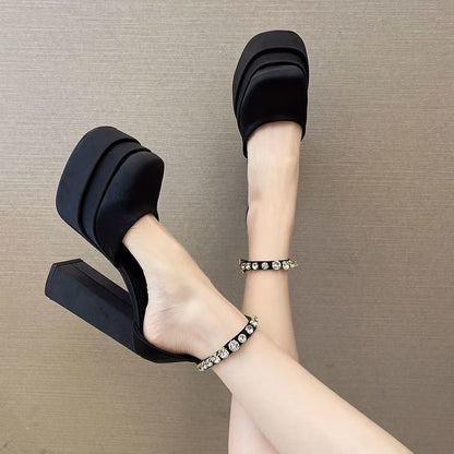 Ortho Welt Ultra-High Mary Jane Heeled Shoes For Petite Women