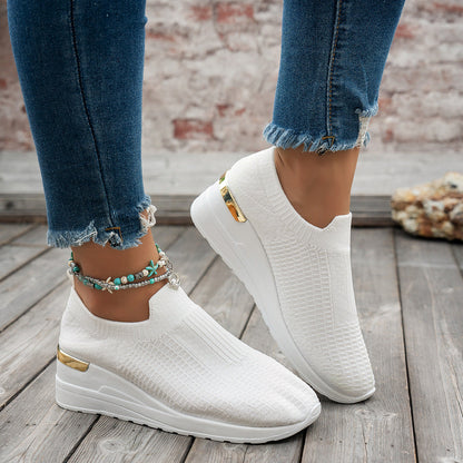 Ortho Welt Unique And Comfortable Casual Shoes In Flyknit Mesh