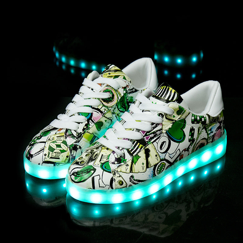 Ortho Welt Lightweight Fluorescent Shoes For Unique Couples