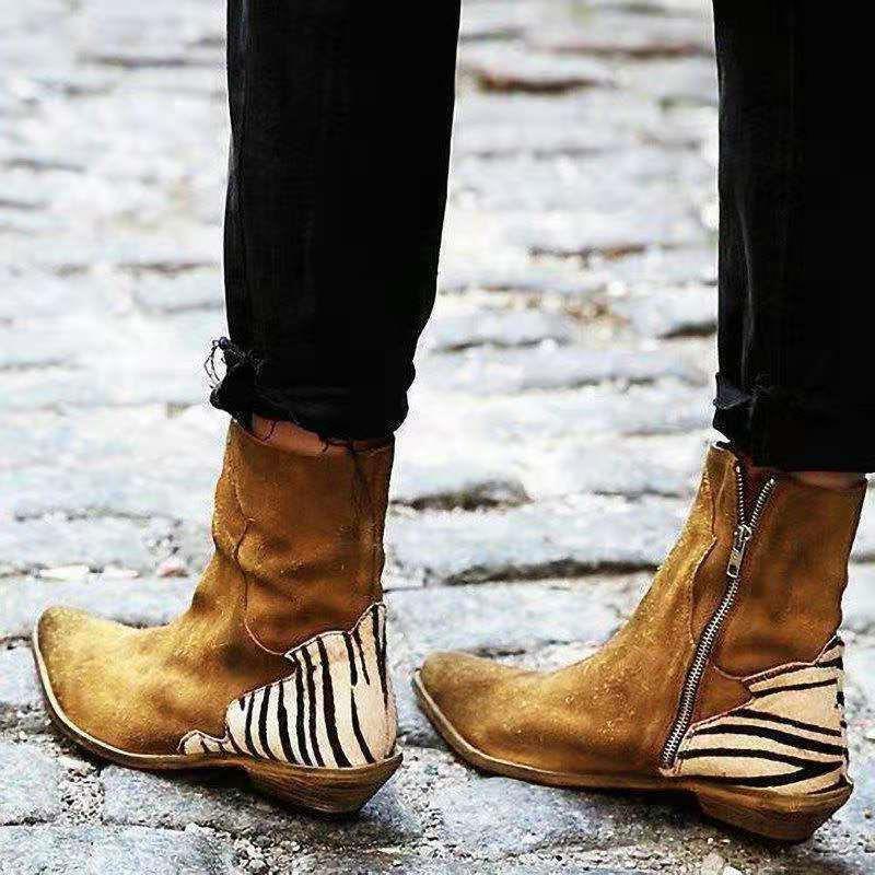 Ortho Welt Stiefeletten - Orthopedic, Spitz, Reißverschluss