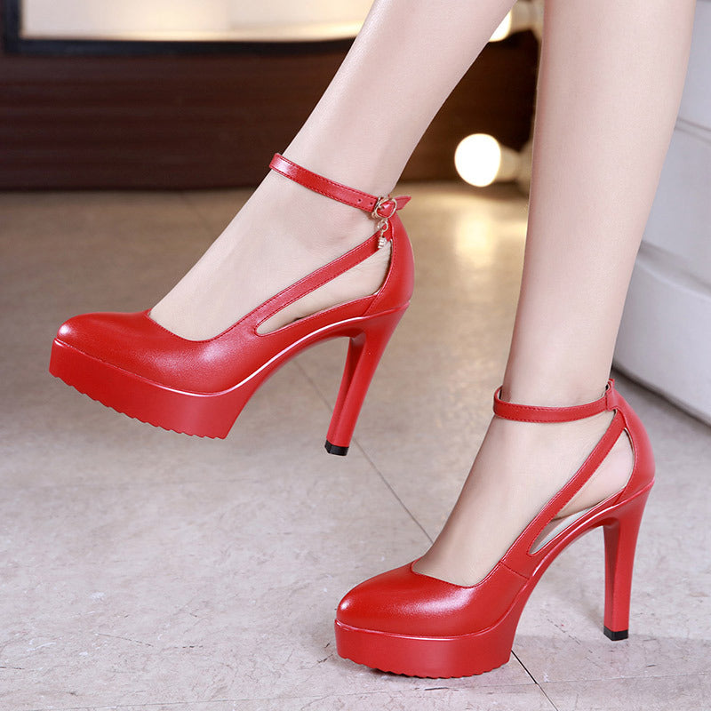 Ortho Welt Stiletto Wedding Shoes - Unique Elegance