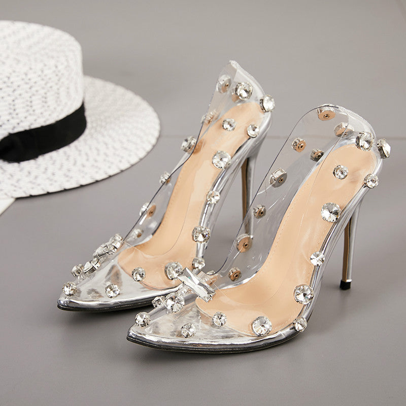 Ortho Welt Unique Rhinestone High Heels For A Dazzling Style