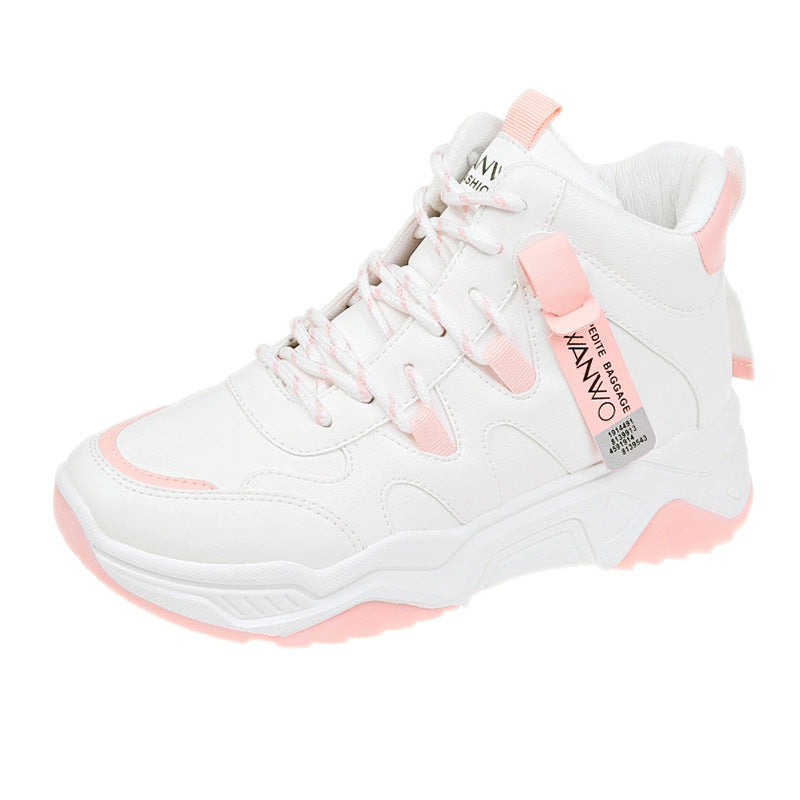 Ortho Welt White High-Top Sneakers - Unique And Trendy Style