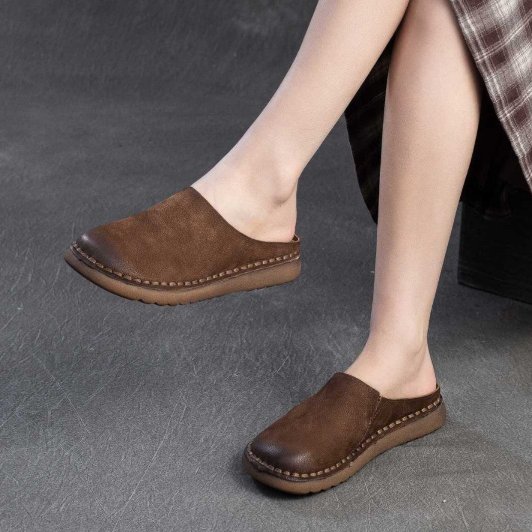 Ortho Welt Maren Pantoletten - Orthopedic Leder Slipper