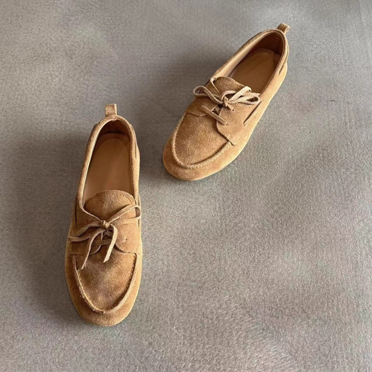 Ortho Welt Retro Sheepskin Leather Pumps - Unique British Style