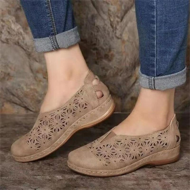 Ortho Welt Damen-Slipper - Orthopedic, Lasercut Design