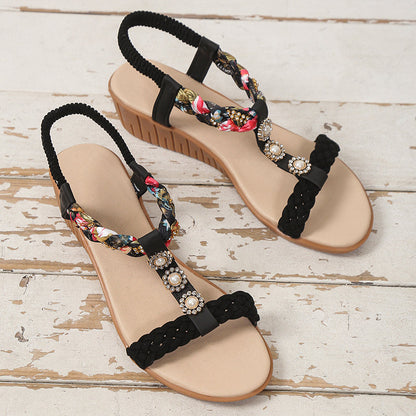 Ortho Welt Bohemian Braided Sandals  - Unique And Elegant
