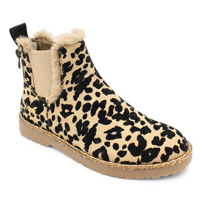 Ortho Welt Leopard Stiefeletten - Orthopedic Warm Lining
