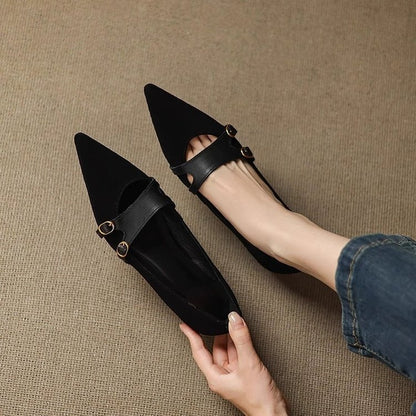 Ortho Welt Vintage Ballerinas - Orthopedic Pointed Toe