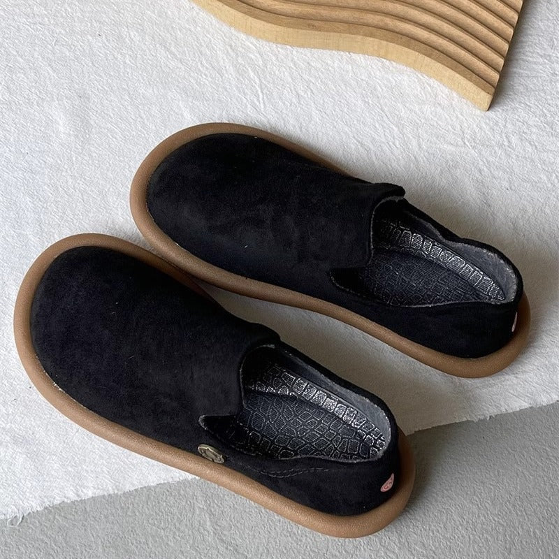 Ortho Welt British And Vintage Style Suede Pumps