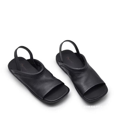 Ortho Welt Soft Leather Roman Sandals For A Unique Style