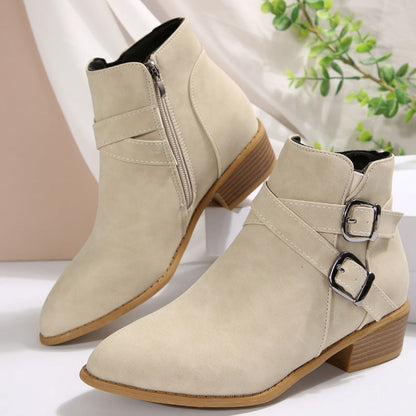Ortho Welt Ankle Boots – Orthopedic Block Heel Comfort