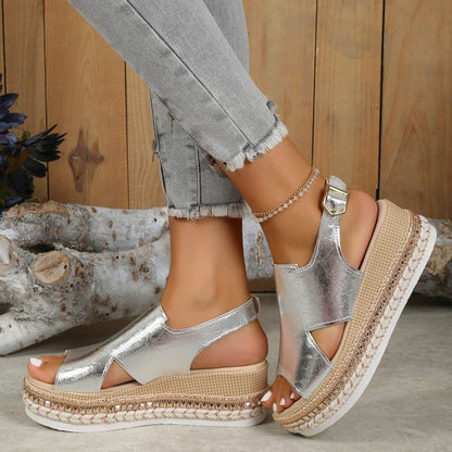 Ortho Welt Unique Design Shiny Summer Sandals