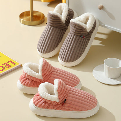Ortho Welt Cord Slippers - Orthopedic Warm Comfort