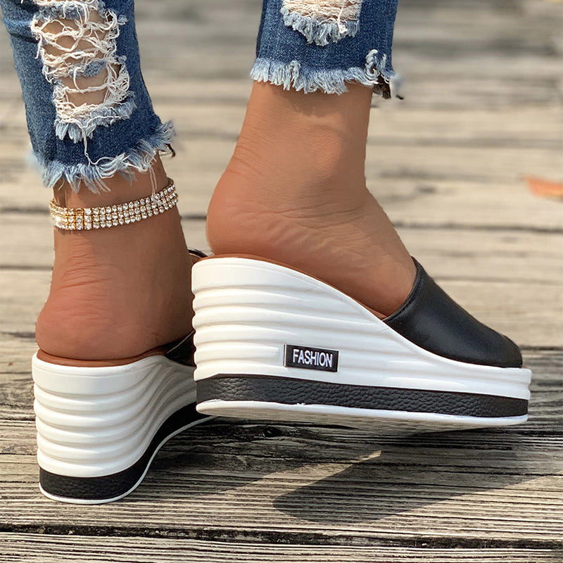 Ortho Welt Fish Mouth Heeled Sandals: Unique Summer Elegance