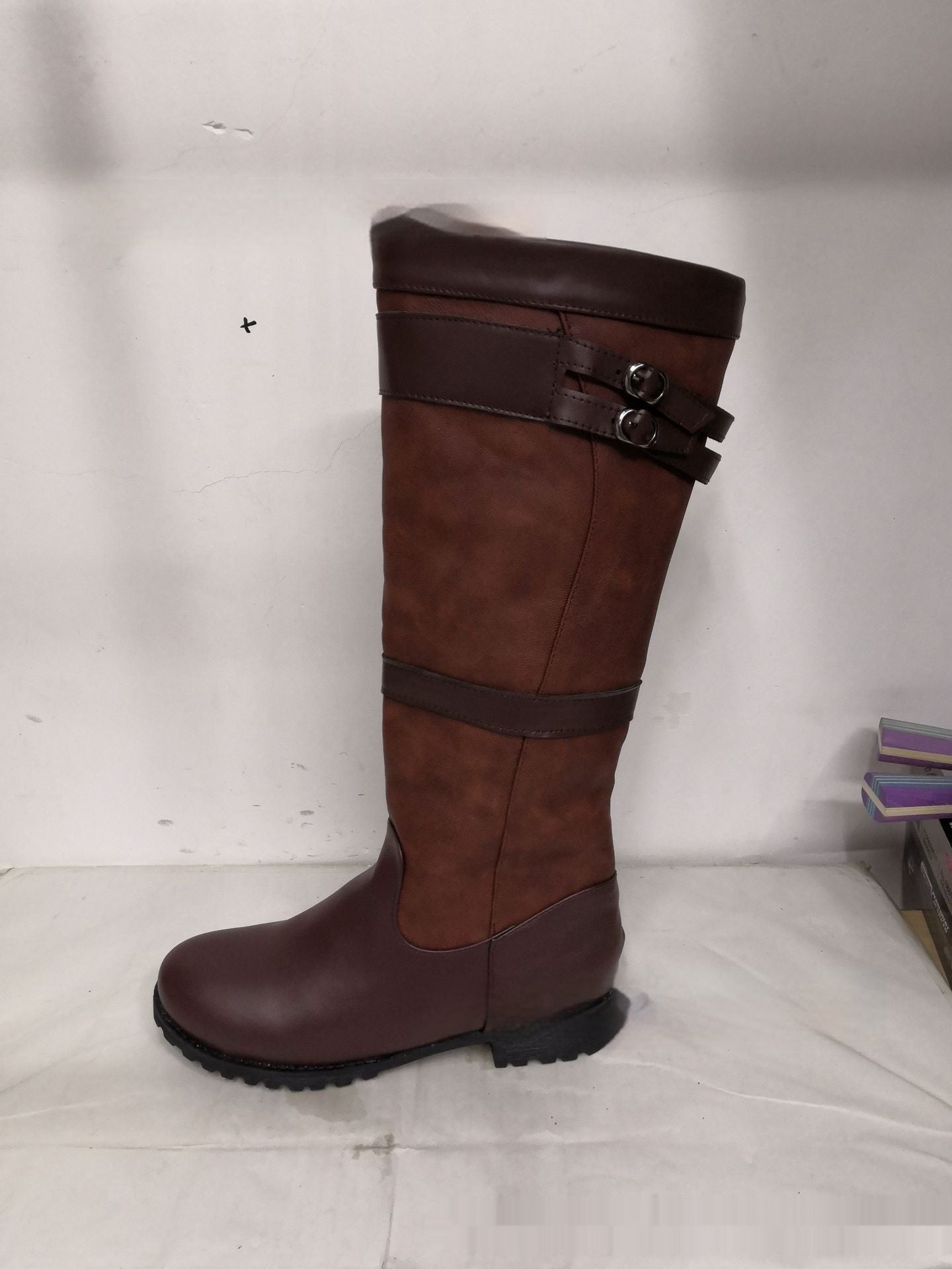 Ortho Welt Kniehohe Stiefel - Orthopedic Blockabsatz