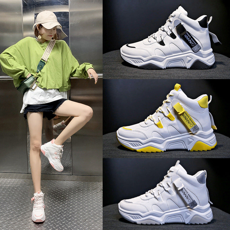 Ortho Welt White High-Top Sneakers - Unique And Trendy Style