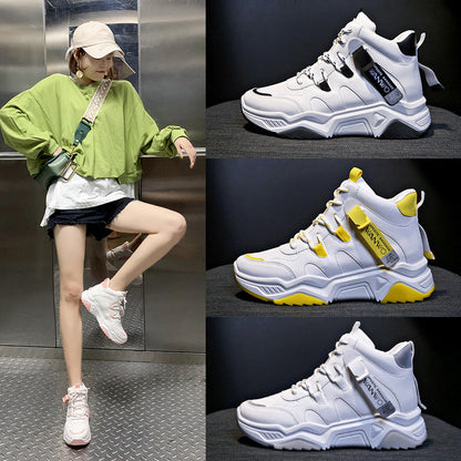 Ortho Welt White High-Top Sneakers - Unique And Trendy Style