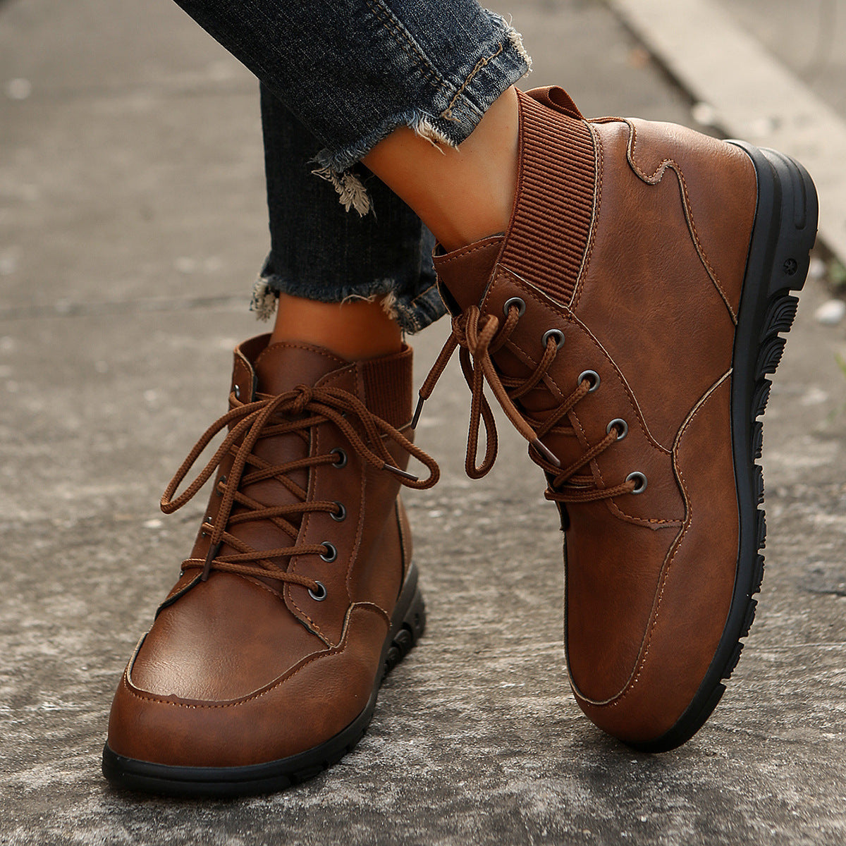 Ortho Welt Ankle Boots - Orthopedic, Slip-Resistant Comfort
