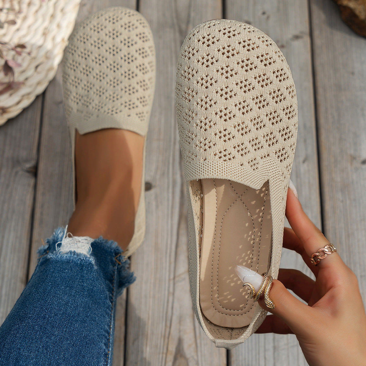 Ortho Welt Breathable And Comfortable Plus-Size Casual Loafers