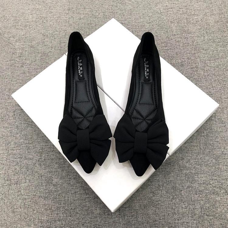 Ortho Welt Damen-Ballerinas – Orthopedic, Schleife, Gummisohle
