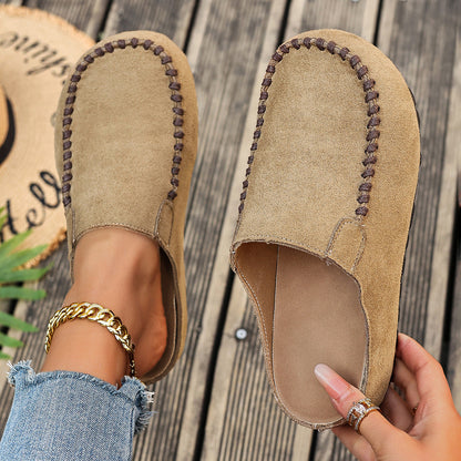 Ortho Welt Closed Slippers With Thick Soles - Unique