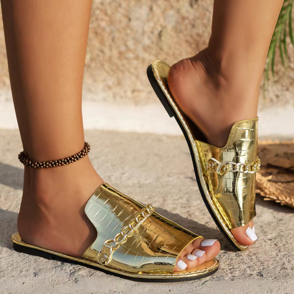 Ortho Welt Unique Chain Sandals  - Summer & Beach