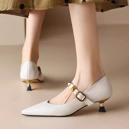 Ortho Welt Pumps – Orthopedic Spitzer Riemen Komfort