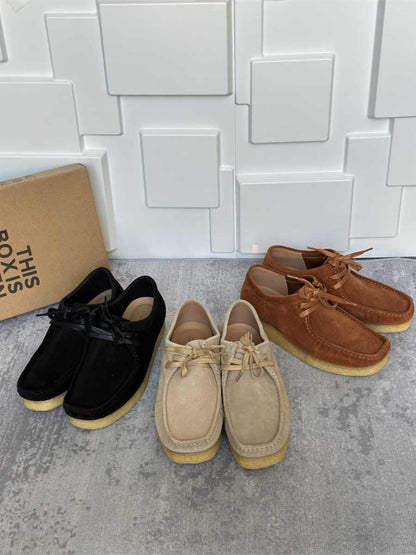Ortho Welt Leather Lace-Up Shoes With A Thick, Unique Sole