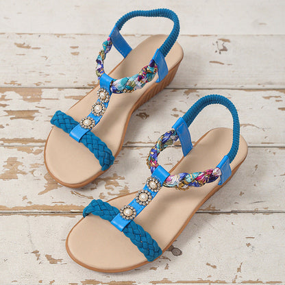 Ortho Welt Bohemian Braided Sandals  - Unique And Elegant