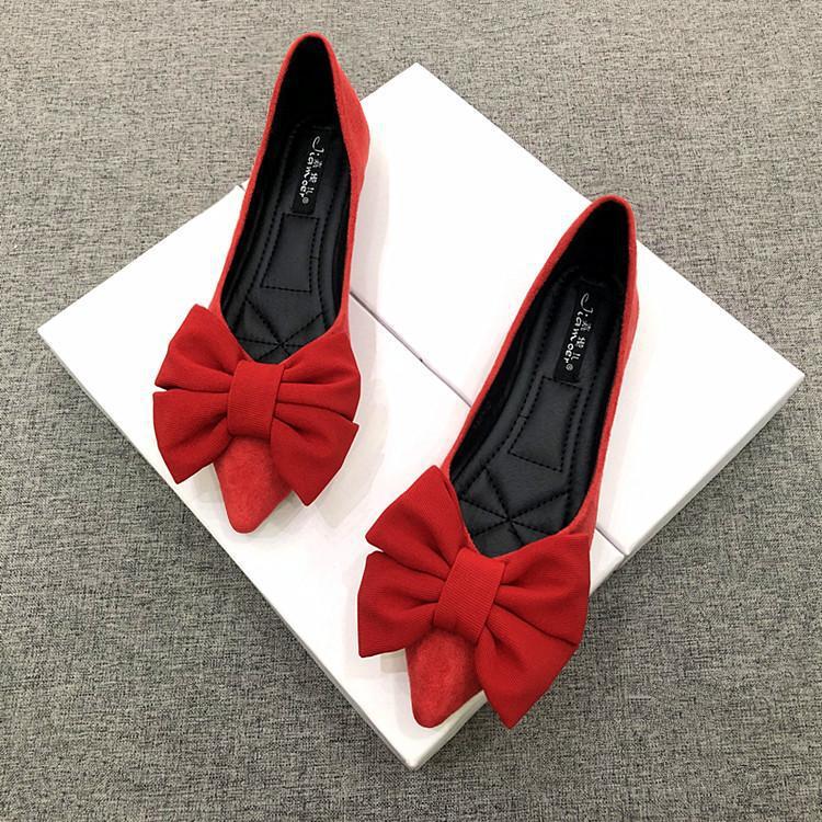 Ortho Welt Damen-Ballerinas – Orthopedic, Schleife, Gummisohle