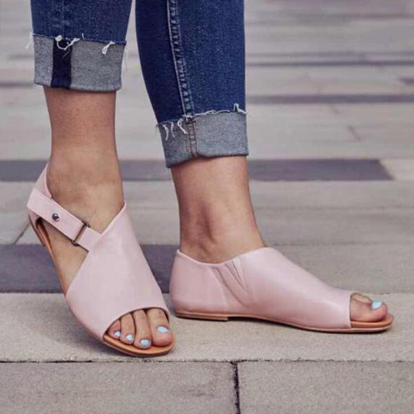 Ortho Welt Damen Orthopädische Ledersandalen - Verstellbar