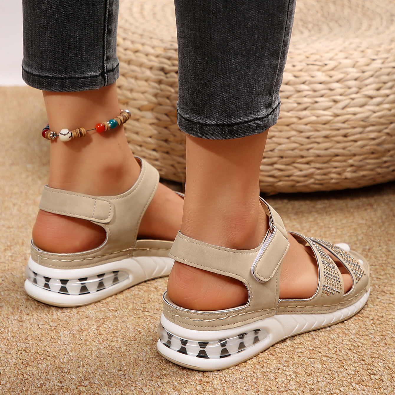 Ortho Welt Orthopedic Wedge Sandals - Air Cushion Comfort