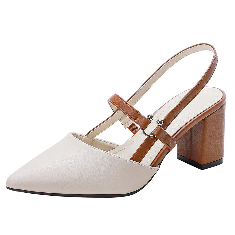 Ortho Welt Trendy Open-Toe Heeled Shoes For Summer -