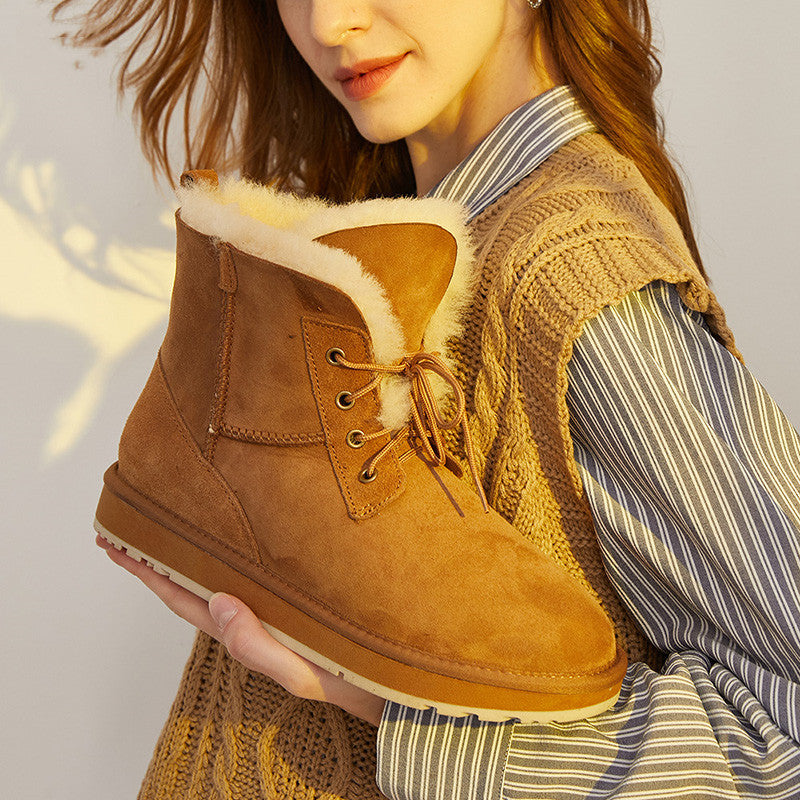 Ortho Welt Alina Boots - Orthopedic Suede Fur Lined