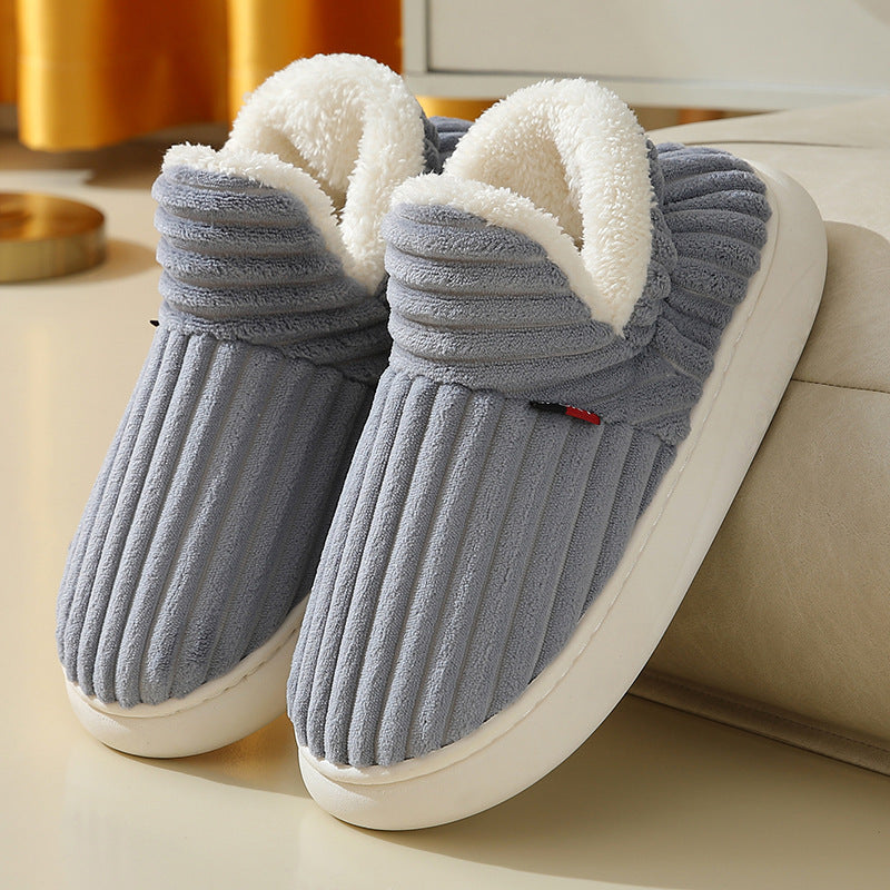 Ortho Welt Cord Slippers - Orthopedic Warm Comfort