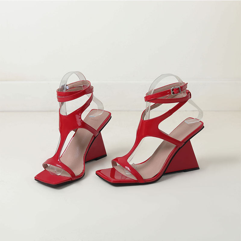 Ortho Welt Sexy And Unique Open-Toe Pumps With Pointed Toes