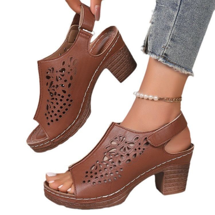 Ortho Welt Damen Keilsandalen - Orthopedic Komfort Absatz