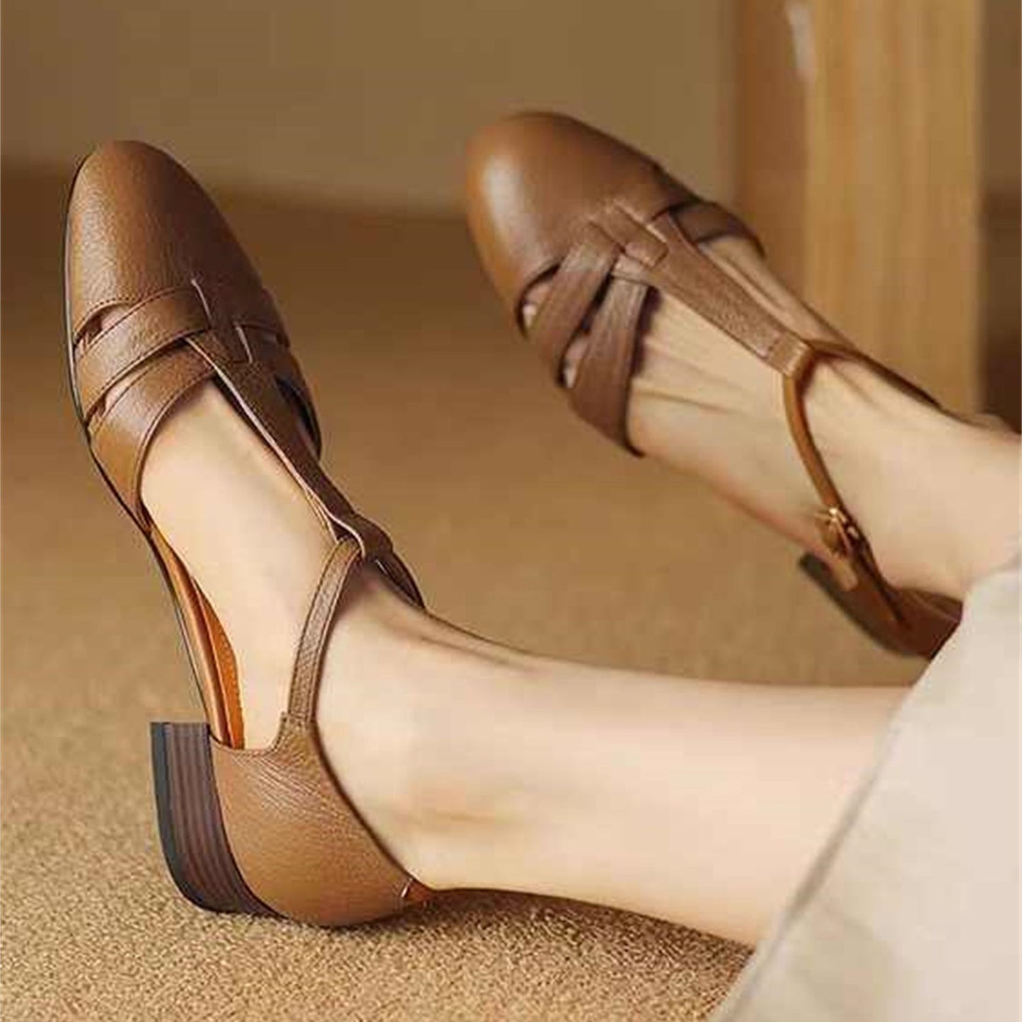 Ortho Welt Retro Ledersandalen - Orthopädischer Komfort