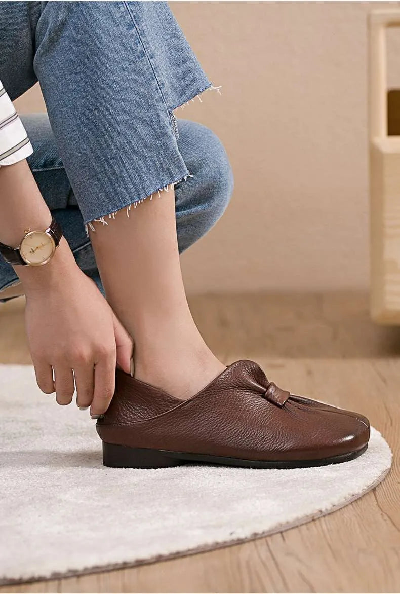Ortho Welt Damen-Loafer – Orthopedic Weiches Leder